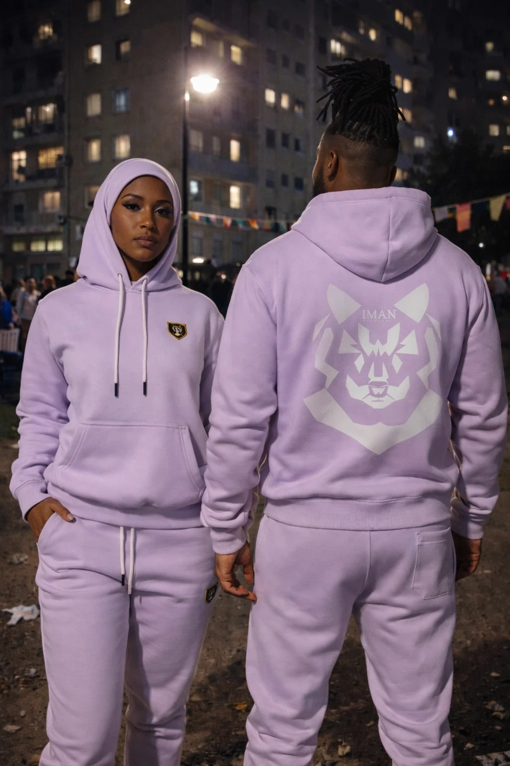 Hoodies Violet Pastel