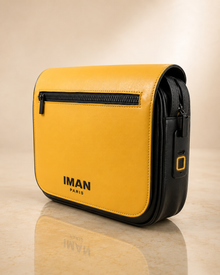 Rabat interchangeable personnalisé pour sacoche IMAN PARIS