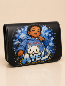 Rabat interchangeable personnalisé pour sacoche IMAN PARIS