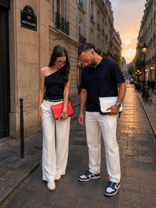 Rabat interchangeable personnalisé pour sacoche IMAN PARIS