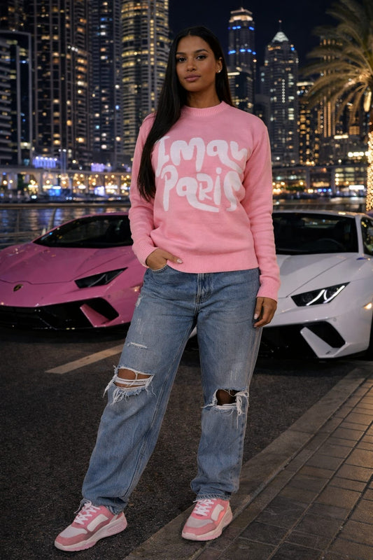 Pull Pink femme